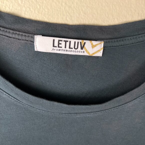 Letluv for Anthropologie Distressed Blondie Printed Tee - Picture 8 of 12